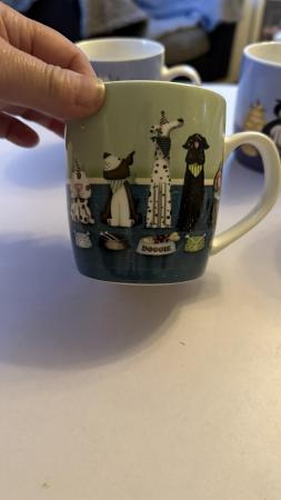 Image 2 of 4 x cat / dog cups ( used )