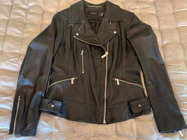 Image 1 of KAREN MILLEN Leather Jacket BN Unworn