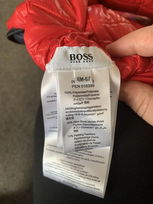 Preview of the first image of Baby boy Hugo boss coat.