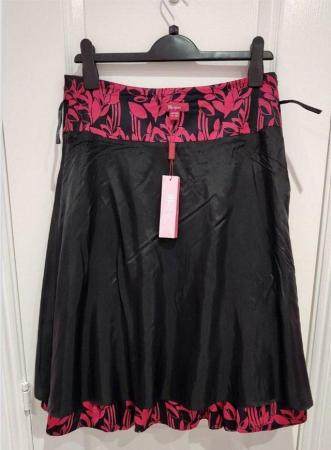 Image 22 of New Women's Monsoon Collection Ramona Red Skirt UK 10 12