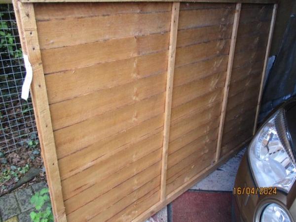 Image 1 of Traditional 4ft high x 6ft Fence panel, 1 only,