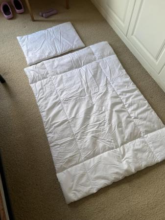 Image 1 of Unused Toddler Bedding with duvet