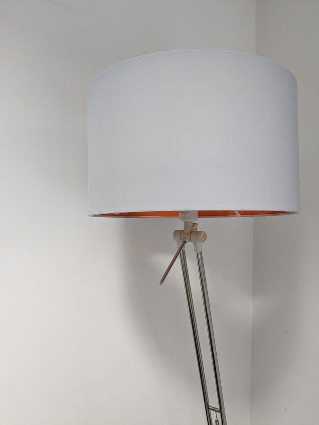 Preview of the first image of Light grey / orange 35cm ceiling/standard light.