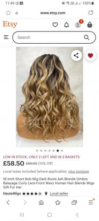 Image 1 of Lovely Curly wig ....Brand NEW