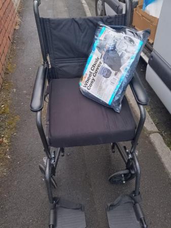 Image 1 of Wheel chair with cosy cover NEW