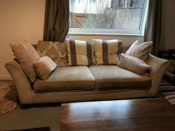 Image 1 of Beige 2-Seater Couch - £30!