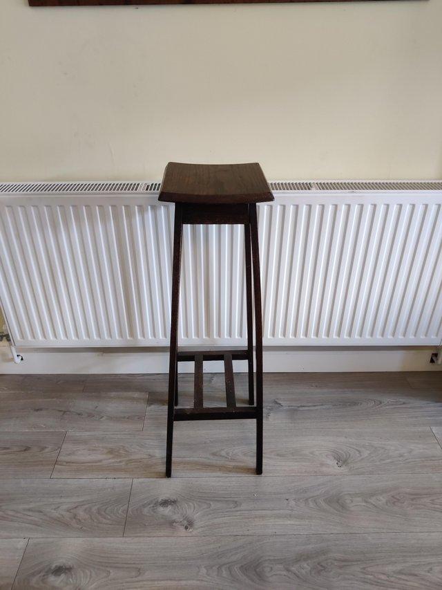 Preview of the first image of Wooden plant stand / lamp stand.