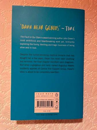 Image 2 of THE FAULT IN OUR STARS, JOHN GREEN PAPERBACK EXCELLENT COND