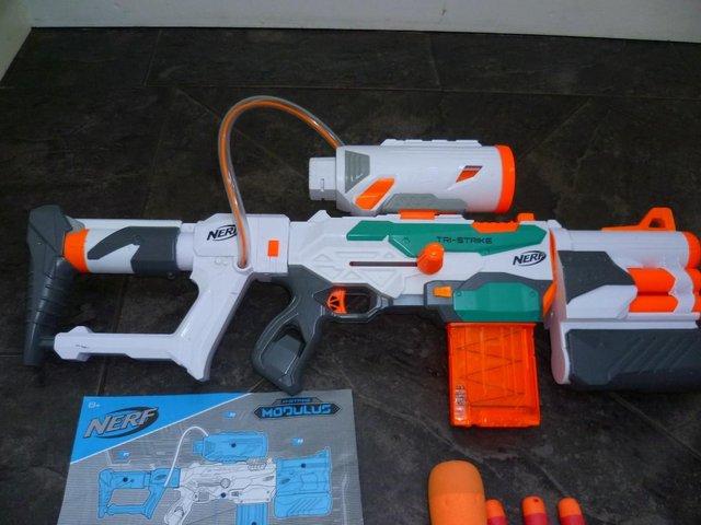 Preview of the first image of Nerf Modulus Tri-Strike with Darts.