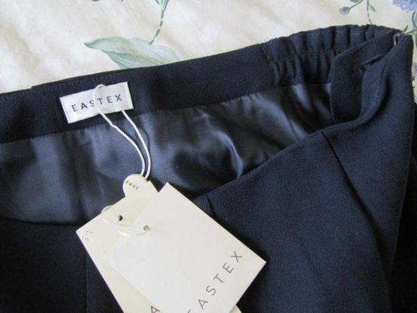 Image 2 of EASTEX Navy Skirt, Size 10, New with Tags - Kew TW9