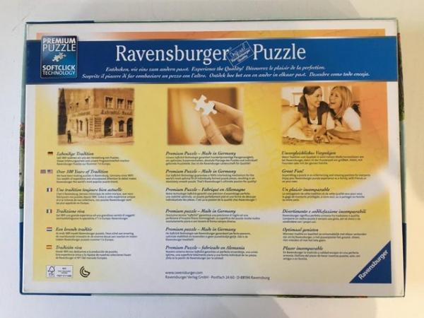 Image 3 of Ravensburger 1000 piece jigsaw titled Railway Cottage.