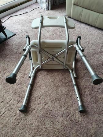 Image 3 of Height adjustable shower chair