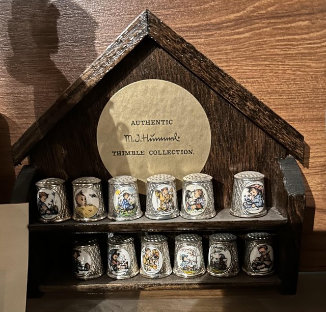 Preview of the first image of Authentic Hummel thimble collection..