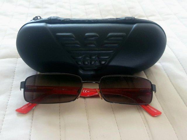 Preview of the first image of Giorgio Armani Black Frames & Case.
