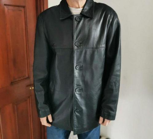 Image 3 of Mens3/4 Leather Coat (Ciro Citterio) Size M