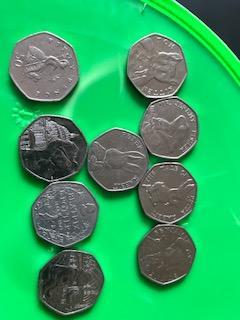 Image 1 of collection of varied 50p including beatrix potter