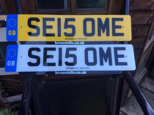 Image 1 of SE15OME private reg for sale on retension