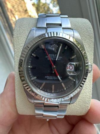 Image 3 of Genuine Rolex Oyster Turn-O-Graph 116264 black dial 2006