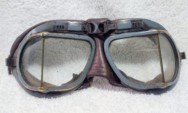 Image 3 of Original WW2 RAF Pilots Flying Goggles