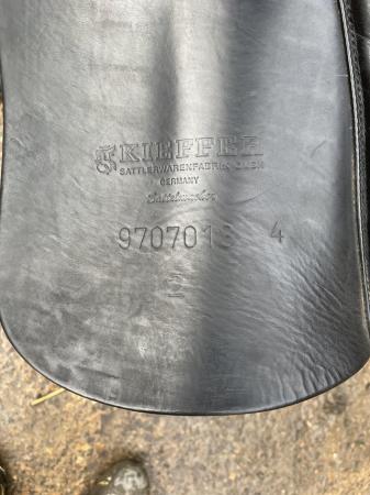 Image 1 of Kieffer 17.5” m/w dressage saddle black