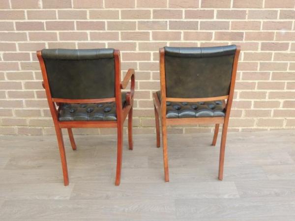 Image 10 of 6 Beresford and Hicks Chesterfield Chairs (UK Delivery)