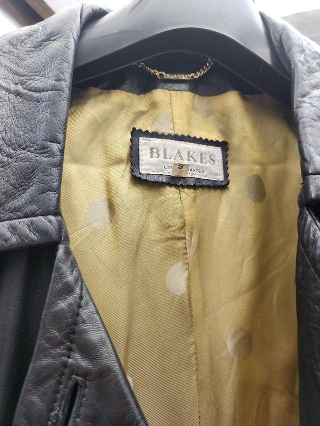 Preview of the first image of genuine leather jacket burberry summer coat.