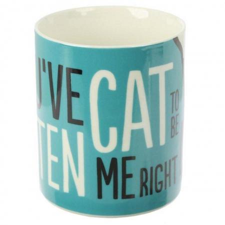 Image 2 of A  Collectable Porcelain Mug - Simon's Cat Kitten Slogan.