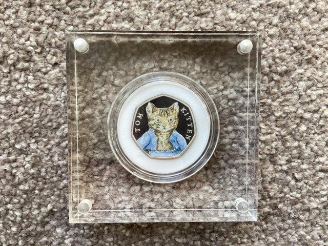 Preview of the first image of Tom Kitten 2017 Silver Proof 50p.