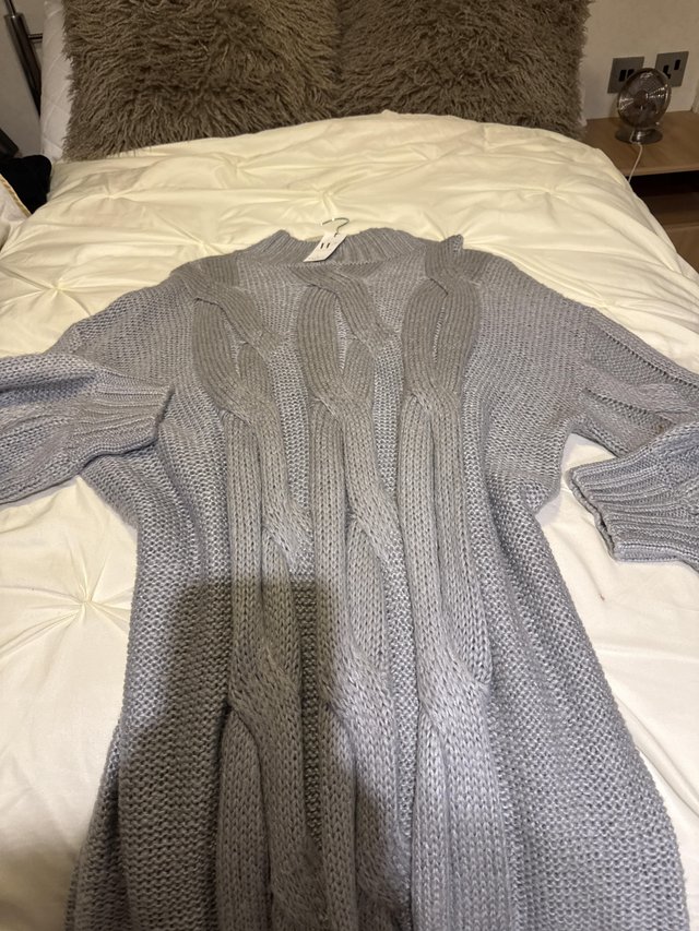 Grey wool dress really lovely too big for me it’s size Large — Clothing & Accessories in Wickford