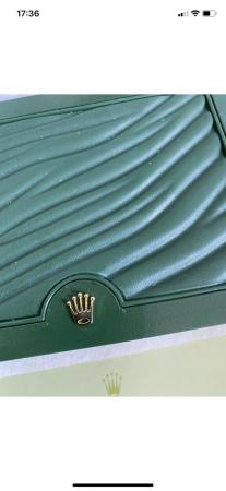 Image 3 of Green wave Rolex watch box case