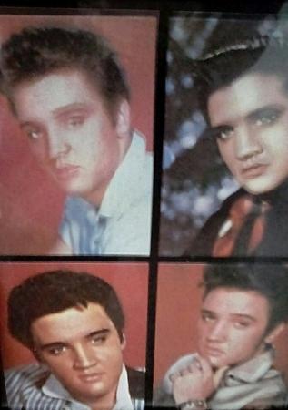 Image 1 of A framed picture of Elvis Presley 5