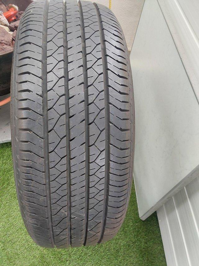 Preview of the first image of New alloy wheel with tyre.