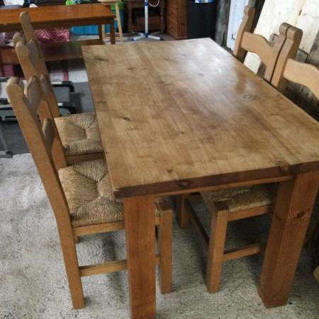 Image 1 of Kitchen table and four chairs just reduced