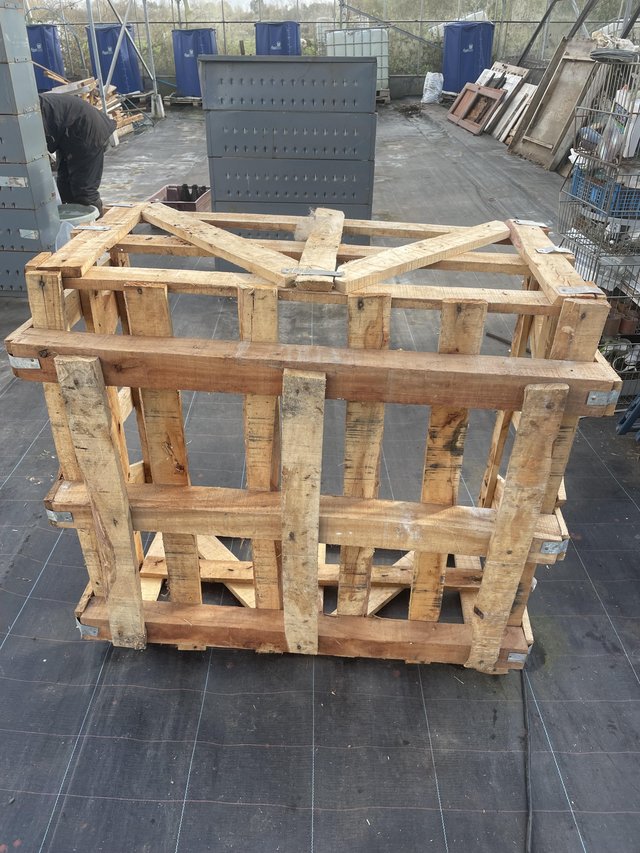 Preview of the first image of Pallet Box Ideal Start forChicken House build..