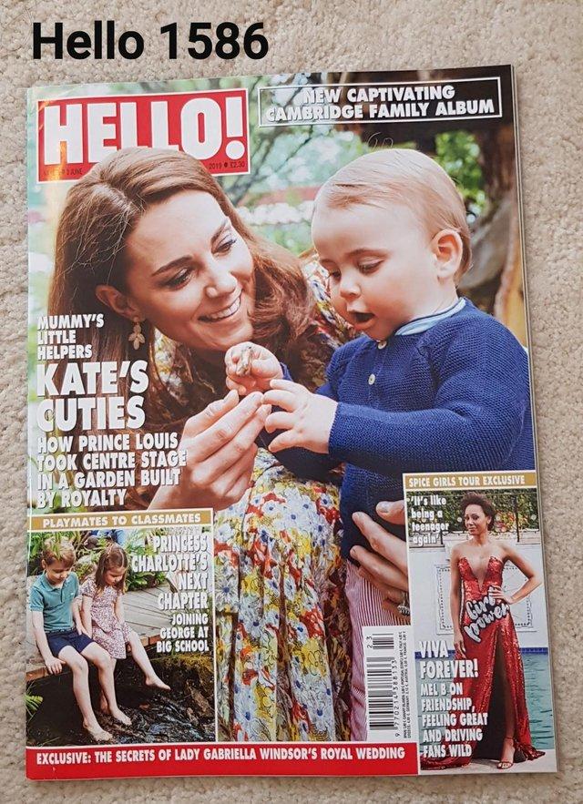 Preview of the first image of Hello Magazine 1586 - Cambridges at Chelsea Flower Show 20.