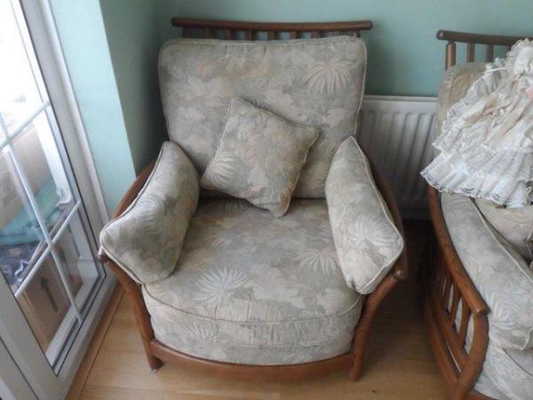 Image 1 of ERCOL GOLDEN DAWN 3 PIECE SUITE