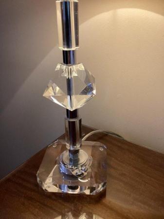 Image 2 of Crystal lamp complete with white shade