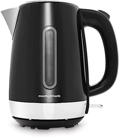Image 1 of MORPHY RICHARDS EQUIP KETTLE-1.7L-3000W-BLACK-NEW-WOW*