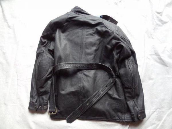 Image 4 of Belstaff Motorcycle black leather Trialmaster jacket