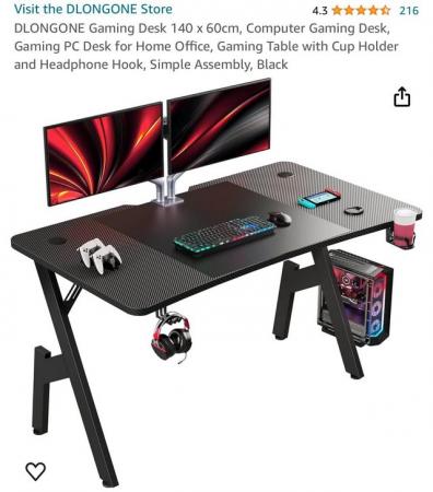 Image 1 of Computer or Gaming desk