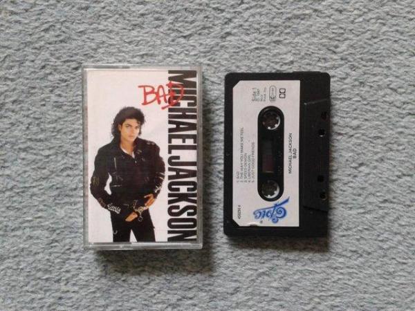 Image 2 of Michael Jackson - Bad (Cassette, 1987)