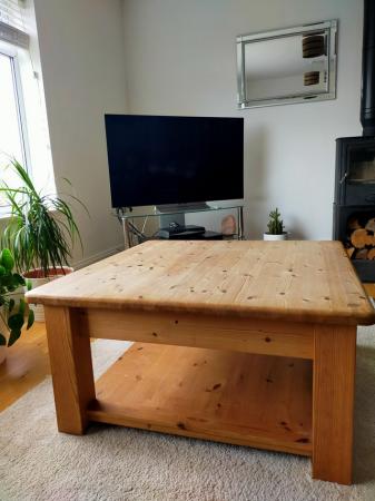 Image 3 of Solid Pine Coffee Table