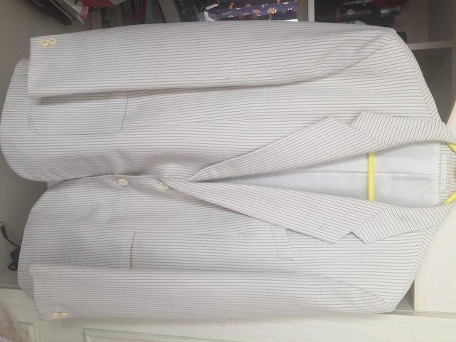 Preview of the first image of GentsBoss Casual Jacket In White.