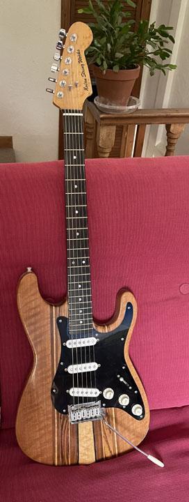 Preview of the first image of Custom Made Strat Style Electric Guitar.