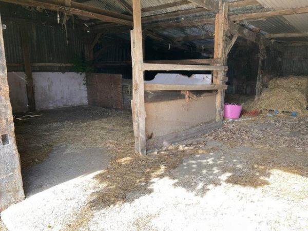 Image 2 of NOW TAKEN Field and barn with 2 stables
