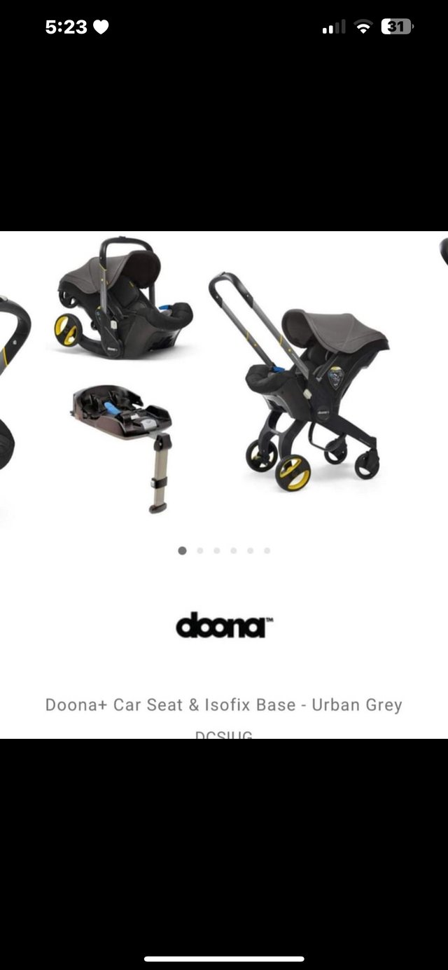 Preview of the first image of Doona car seat & stroller.