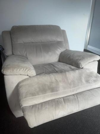 Image 2 of Furniture Village Touch power recliner sofa and chair