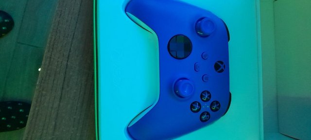 Preview of the first image of Official Xbox Series X & S Wireless Controller - Shock Blue.