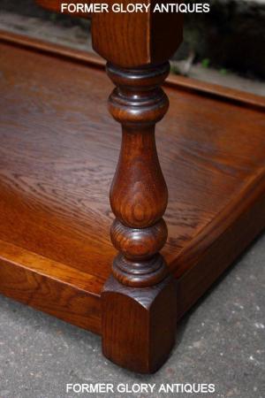 Image 49 of OLD CHARM LIGHT OAK TWO DRAWER COFFEE TABLE TV UNIT STAND