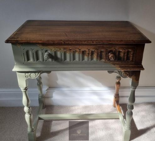 Image 2 of Upcycled One Drawer Table